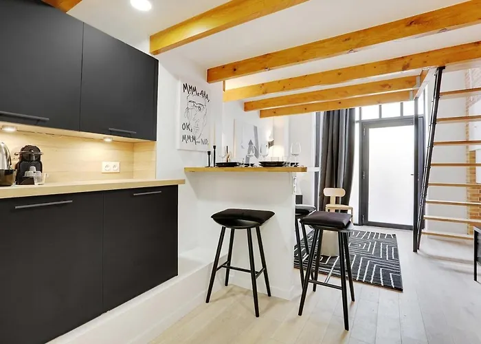 Апартаменты Duplex Cosy Canal Saint Martin