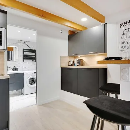 Duplex Cosy Canal Saint Martin Апартаменты Париж